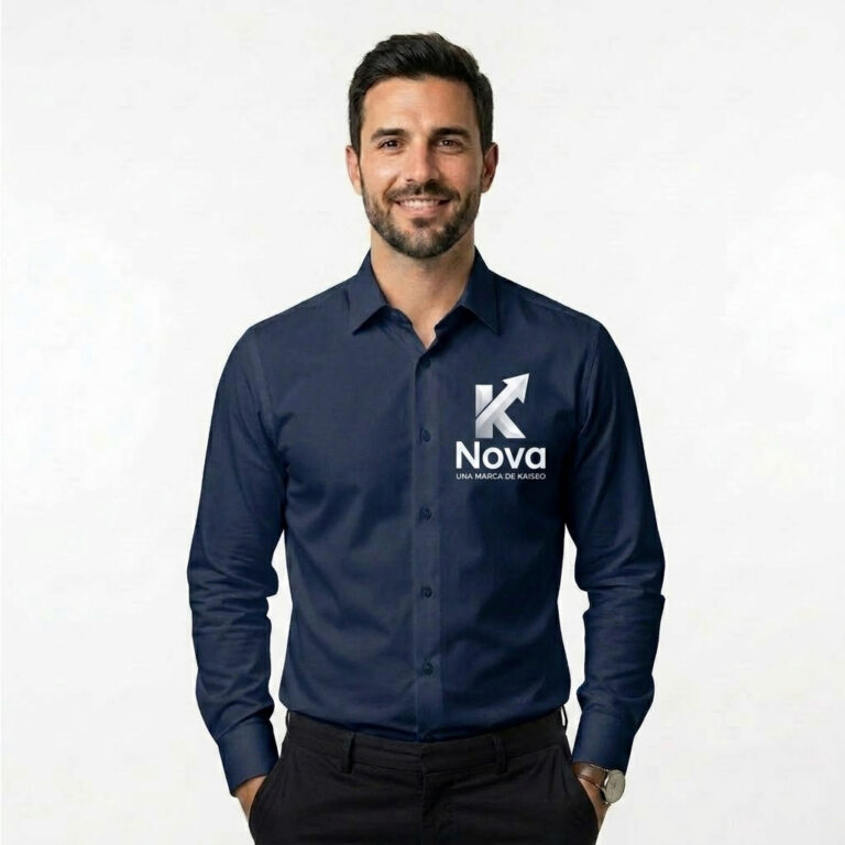 Camisa Azul Oscuro de Nova Kaiseo